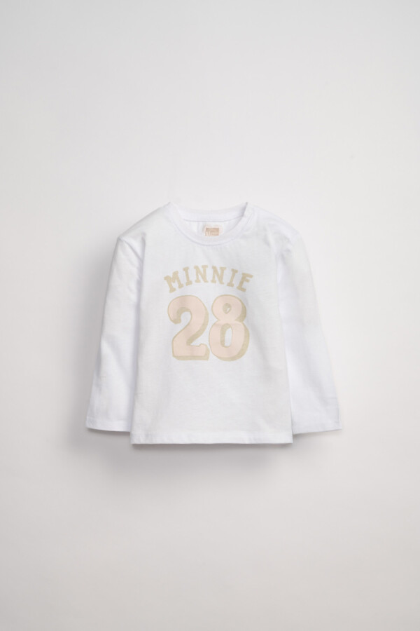 Remera estampa Minnie Crudo