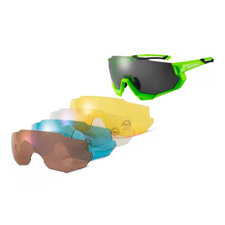 Lentes Deportivos Polarizados +4 Intercambiables Rockbros UV400 001