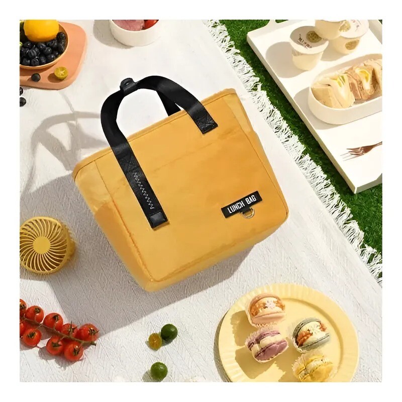 Bolso Lunchera Termica Almuerzo Amarillo