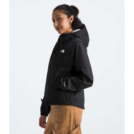 Campera impermeable antora hoodie mujer Tnf Black-npf