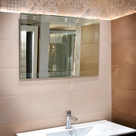 ESPEJO ANTI CORROSION RECTANGULAR 80X60 CM PARA BAÑO 000