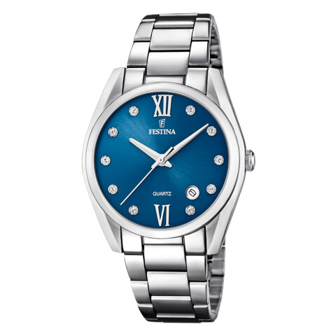 Reloj Festina F16790/C para mujer en acero con esfera azul Azul