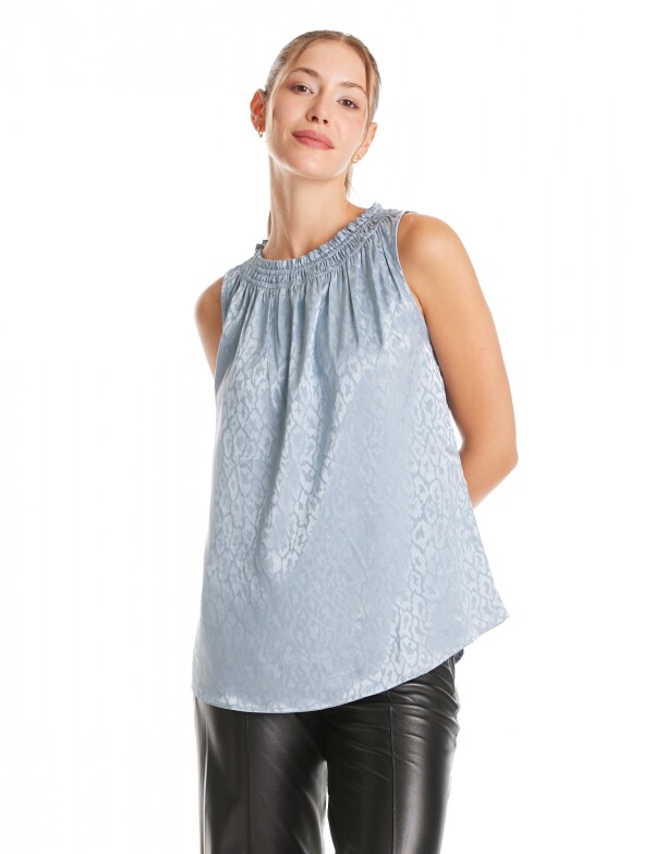 Blusa Satén CELESTE