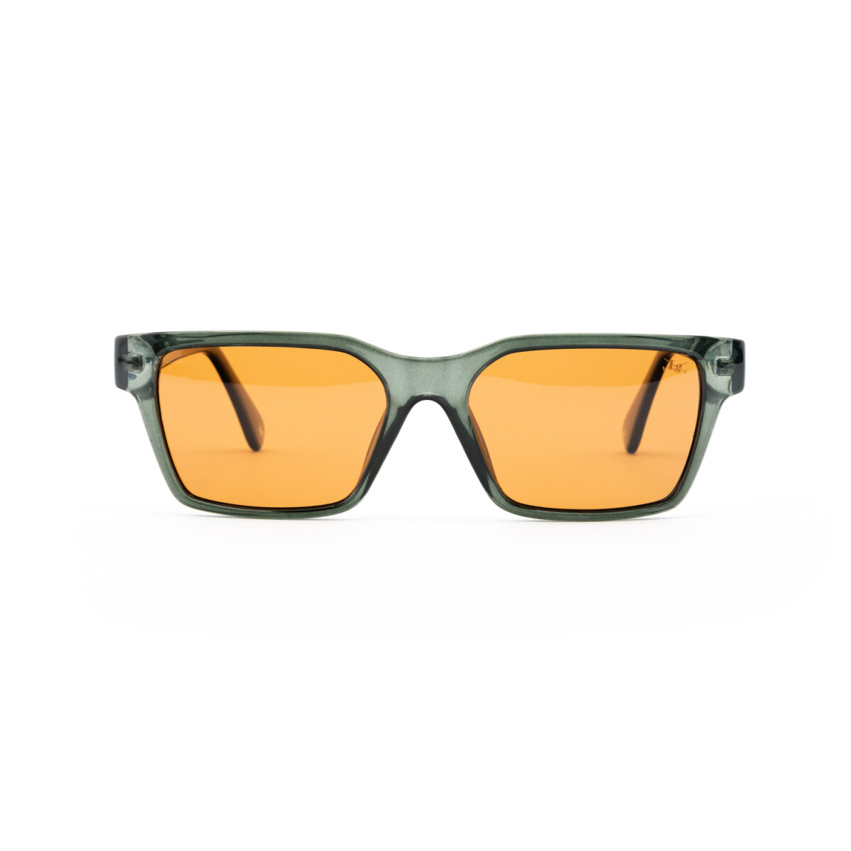 Lentes De Sol Legacy 24802 Unisex Para Uso Urbano Diseño Moderno Marco Translúcido - Verde 
