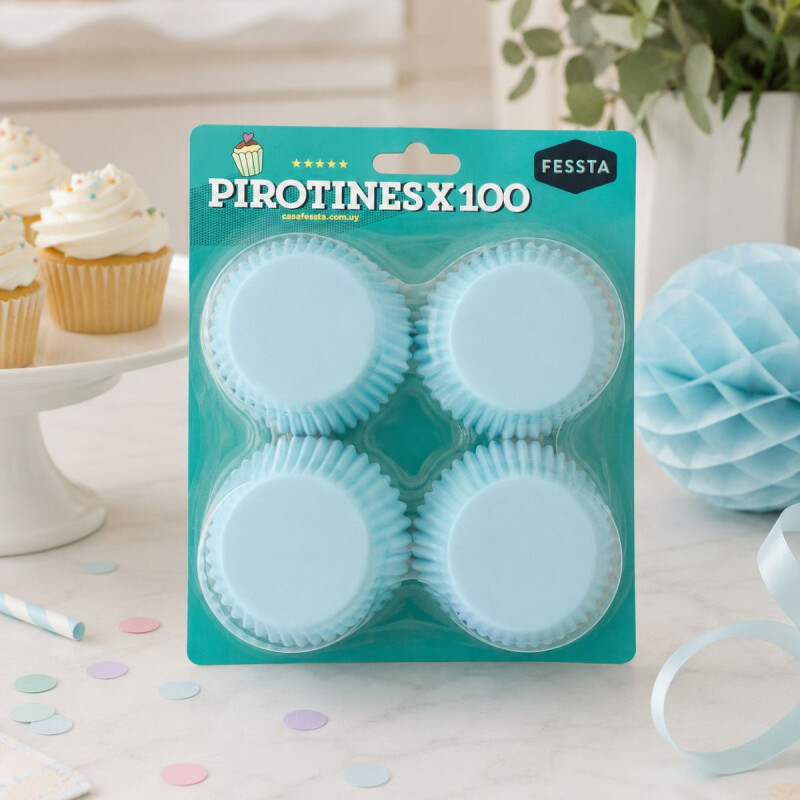 Pirotines x100 Celeste