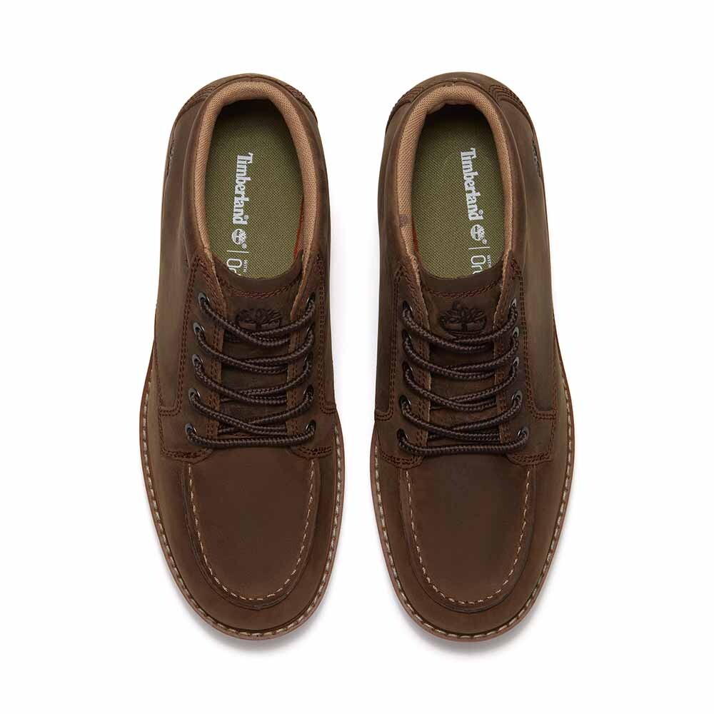 Botas Redwood Edge Mid Chukka Hombre Dark Brown Full Grain