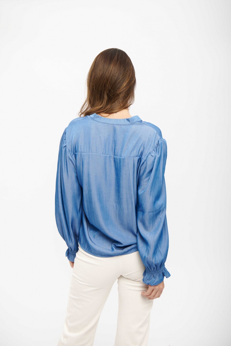 CAMISA DENISE AZUL MEDIO