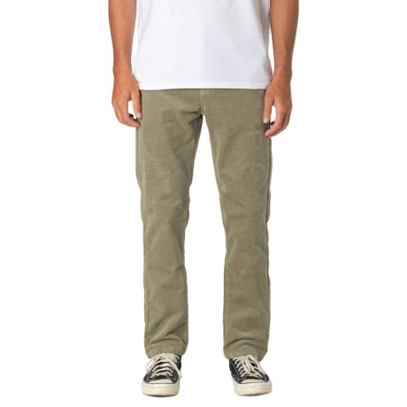 Pantalon Katin Corey Corduroy Verde