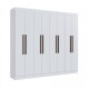 Ropero Placard 8 Puertas 4 cajones Dormitorio Blanco