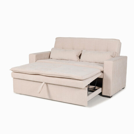Sofá Cama Londres - Tela Microfibra TC 1010 (Beige)