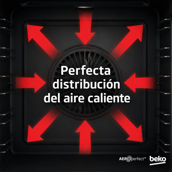 Horno De Empotrar Beko 48l Grill Convector Bbcm12300x HORNO DE EMPOTRAR BEKO 48L BBCM12300X