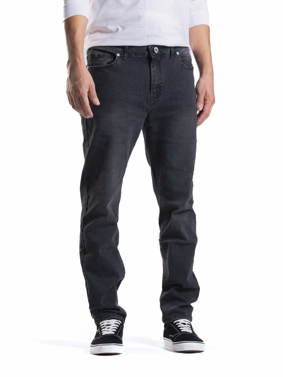 Jean Regular Fit Largo 30 - Gris Oscuro 