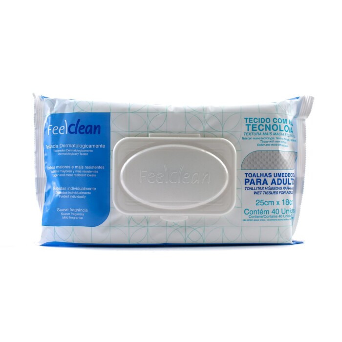 FEEL CLEAN TOALLAS HUMEDAS ADULTOS BOLSA única
