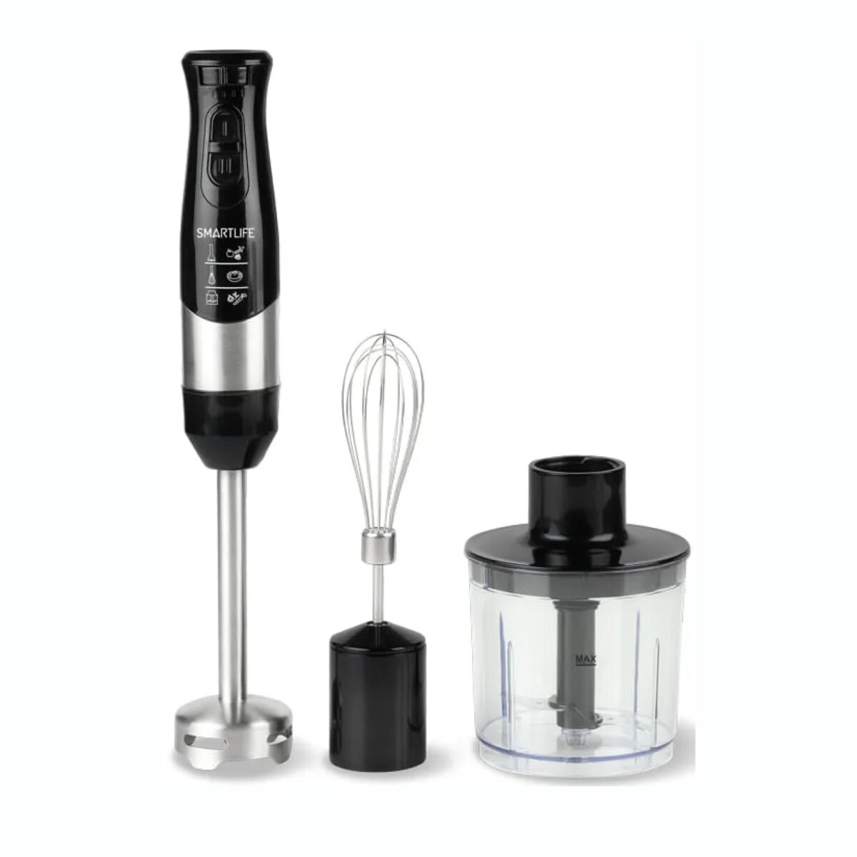 Mixer SMARTLIFE SL-HB5033 600W Con Vaso Picador Y Batidor 