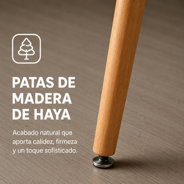 Mesa Comedor ComboHome Eames Redonda Vidrio 90 Cm Premium Transparente