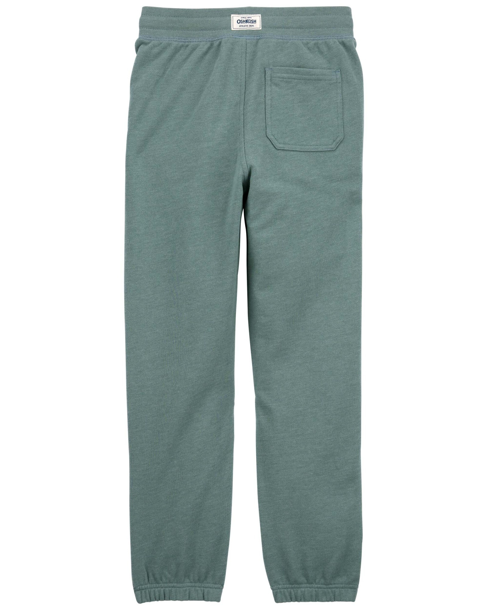 Pantalón deportivo de algodón, con logo, verde. Talles 6-14 Pantalón deportivo de algodón, con logo, verde. Talles 6-14