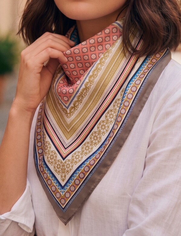 Pañuelo Boho MARRON/MULTI
