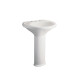 SANITARIO PEDESTAL MURANO BLANCO LOZA PARA BAÑO 000