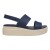 Sandalias Crocs Brooklyn Low Wedge Azul