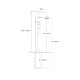 Griferia Barral De Ducha Monocomando Negro Mate Aqualia Alassio Ii NEGRO