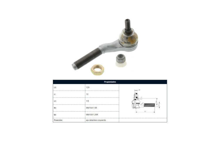 Puntero 406 95-25 Izq Puntero 406 95-25 Izq