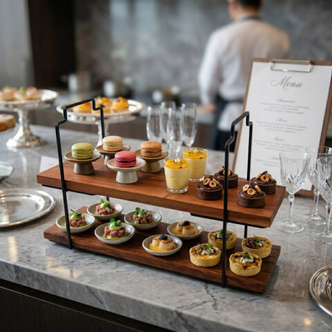 Elevador de Madera Volf para Buffet de 2 pisos Elevador de Madera Volf para Buffet de 2 pisos