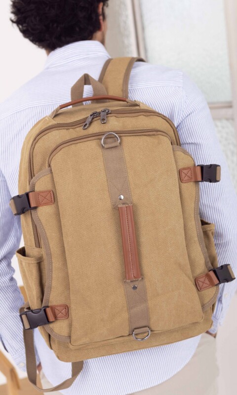 MOCHILA CANVAS HIMALAYA KAKI