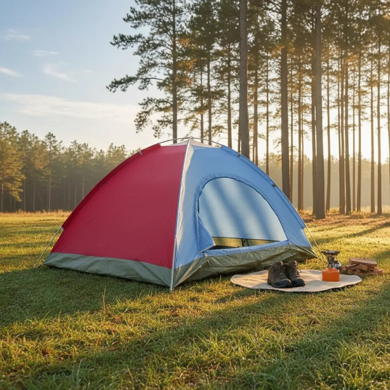 Carpa Outter Camping Para Dos Personas 2,0 X 2,0 Celeste