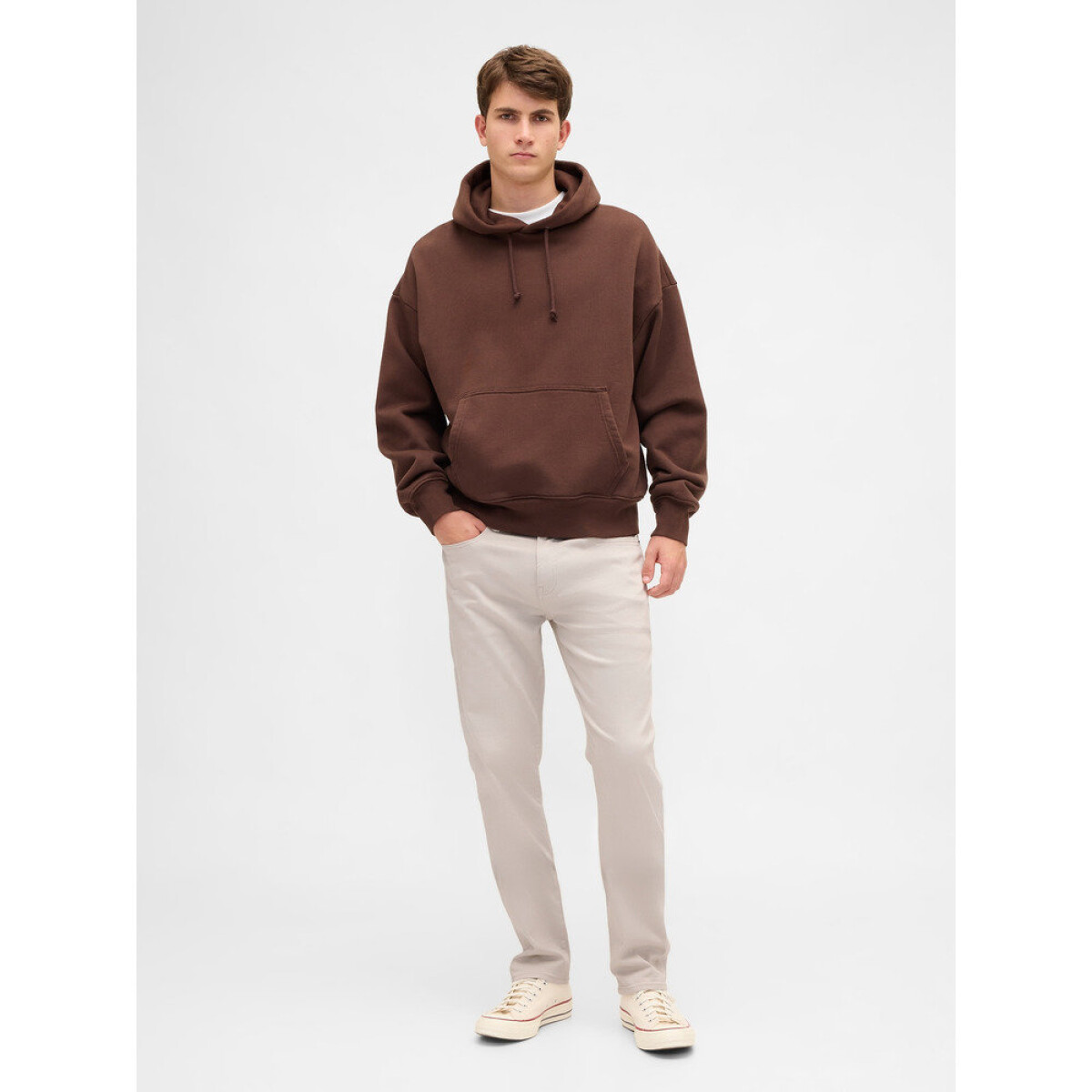 SLIM STRETCH 5 PKT PANT - FRESH PRALINE 