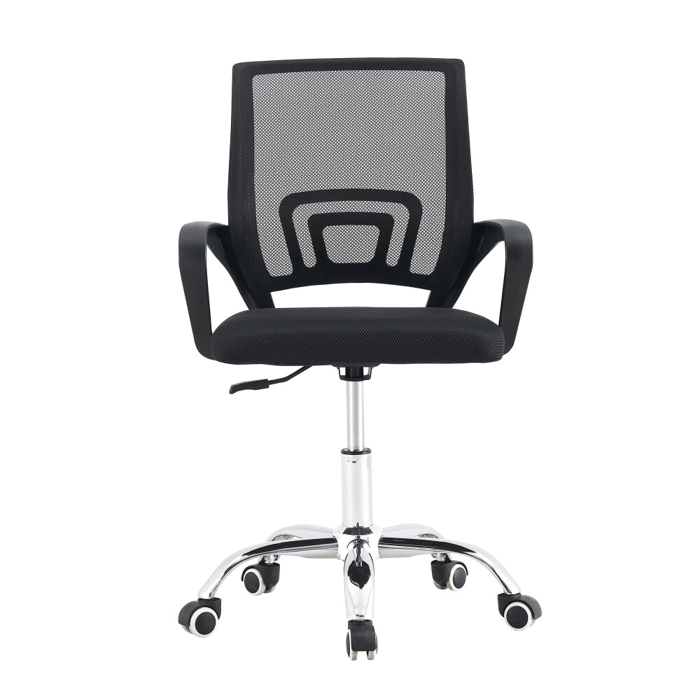 SILLA DE ESCRITORIO MALLA NEGRO HY-520P