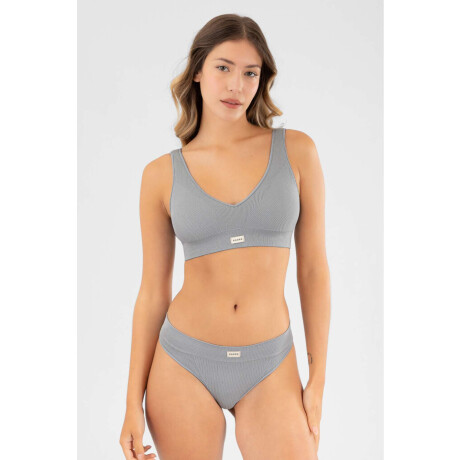 Soutien top clavel Gris melange