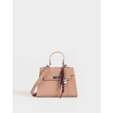 Cartera City Con Hebilla Rosa Viejo