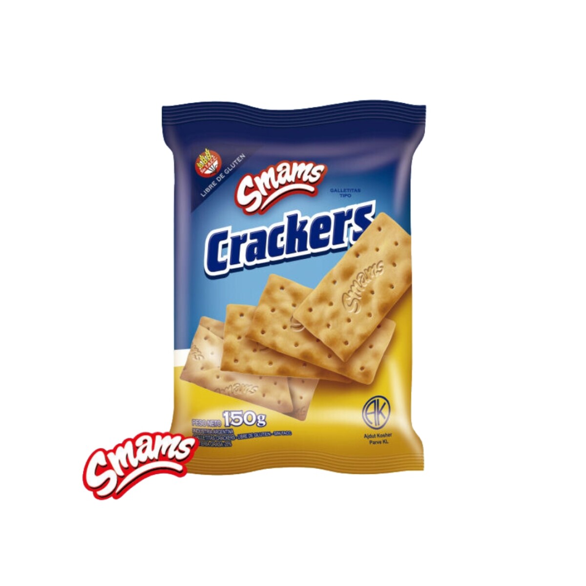 Galletas Crackers De Semillas Sin Gluten Smams 150g 
