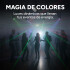 Proyector Luces Laser 8 En 1 Iluminación Fiestas Discoteca Color Negro