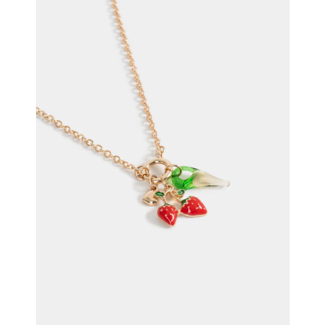 Collar Corto Multidijes Dorado