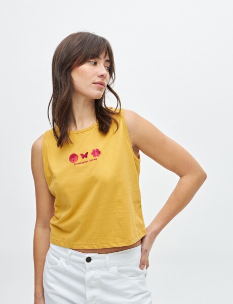 Musculosa Ucora Mostaza