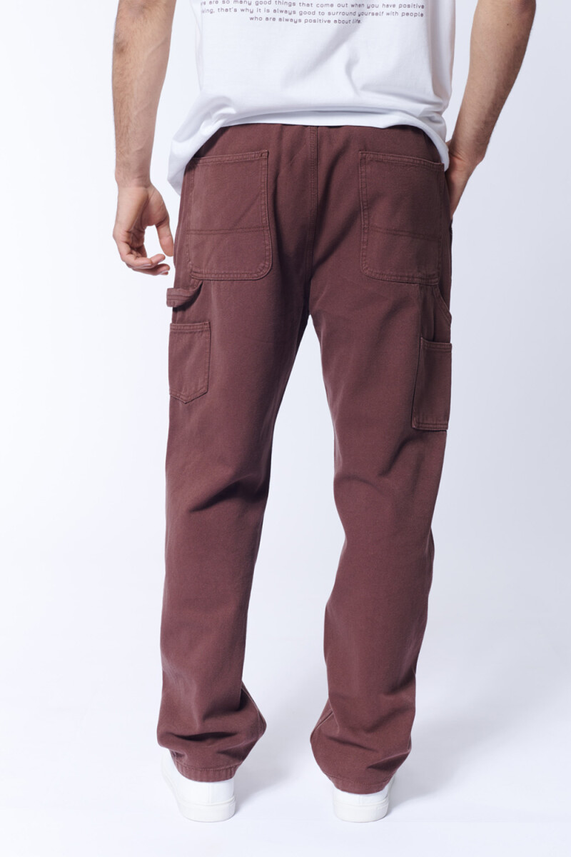 Pantalón carpintero Marrón