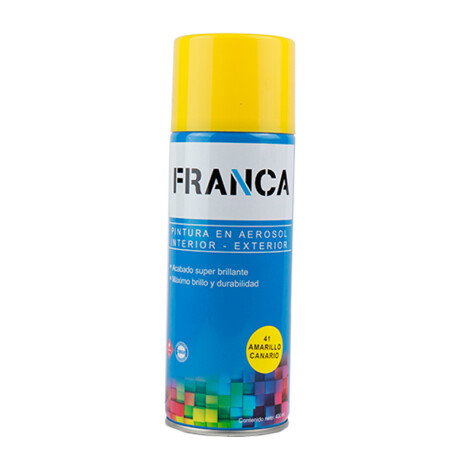 ESMALTE AEROSOL 400ML AMARILLO CANARIO REF.41 FRANCA ++ N/a