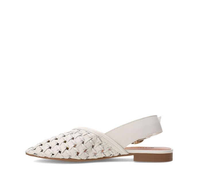 Zapatos de Mujer Bottero Tira Trasera Marfil