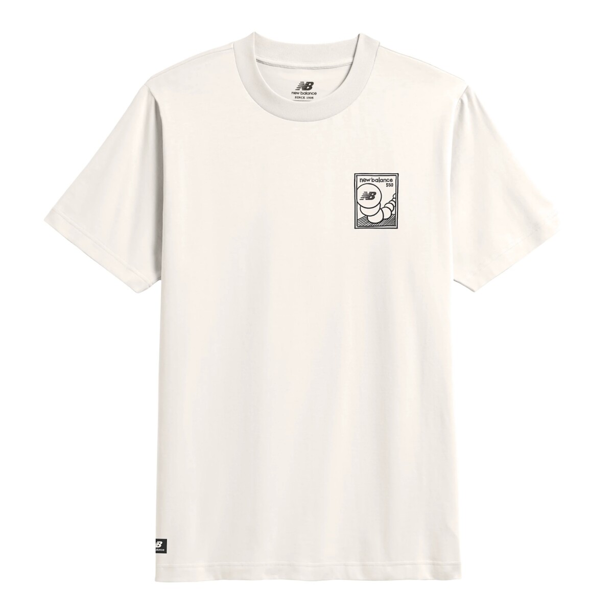 Remera New Balance de hombre - MT31573SST - WHITE 