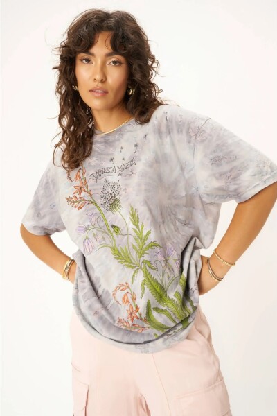 REMERA MAKE A WISH Gris