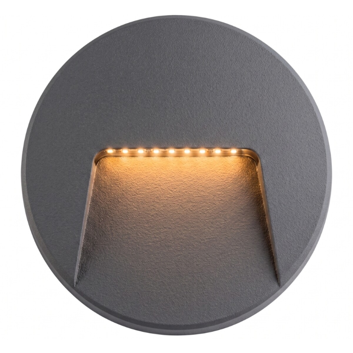 Luminaria De Exterior De Pared Redondo Moreira 3W Gris 