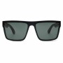 Lentes De Sol Bambu E Madeira Cuadrado - Unisex Verde/Negro