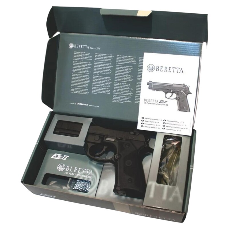Pistola Co2 Beretta Elite II Calibre 4.5mm Pistola Co2 Beretta Elite II Calibre 4.5mm