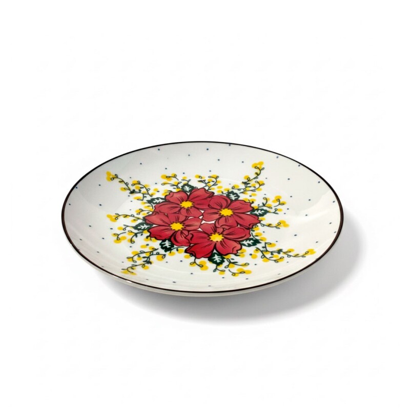Plato Principal Floral 25Cm-LBY782 PLATO PRINCIPAL FLORAL 25CM LBY782