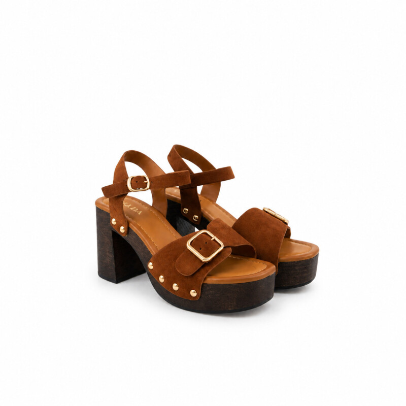 Sandalia de dama Osada BROWN