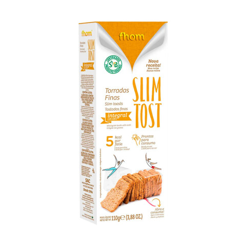 Fhom tostada slim integral 110g Fhom Tostada Slim Int 110g