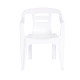 Silla de plástico con filtro Mor BLANCO