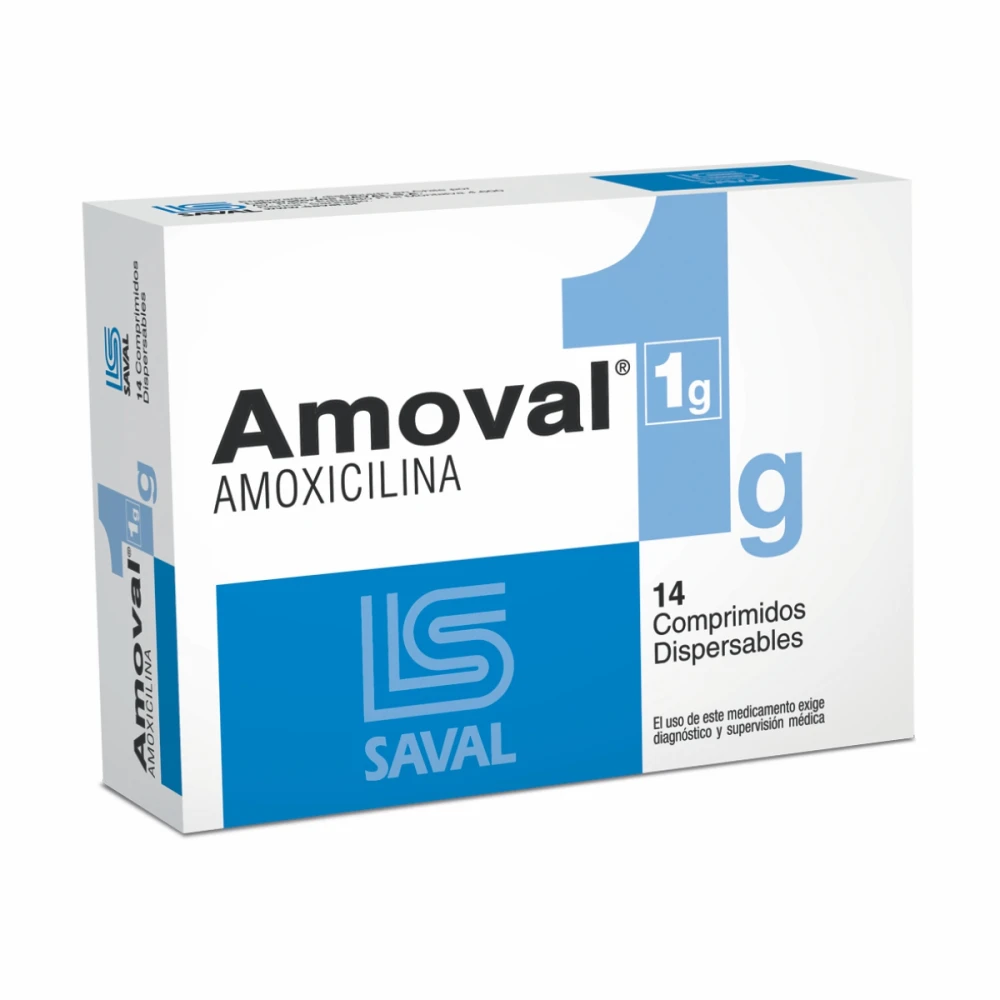 AMOVAL 1 GR.DISP. CJ X 14 COMPRIMIDOS
