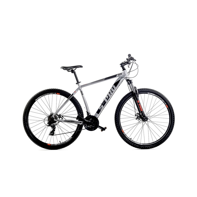 Bicicleta montaña S-PRO VX rodado 29 shimano 21 cambios y frenos de disco Gris